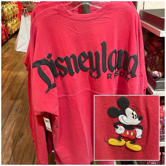 Disneyland Mickey Mouse Red Spirit Jersey - Picture 1 of 4